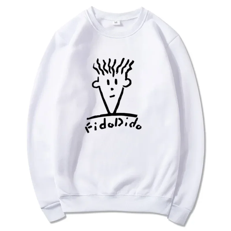 Autumn and winter casual fashion round neck sweatshirt printed streetwear men's sweatshirt Fido Dido popular drink clothes