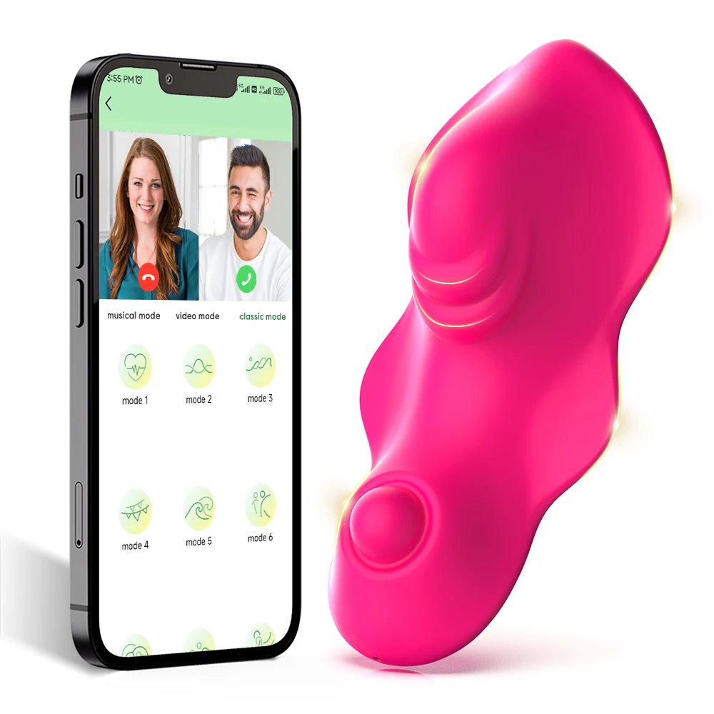 APP التحكم يمكن ارتداؤها هزاز للنساء البظر البظر محفز اللباس الداخلي الاهتزاز الإناث معدات الاستمتاع واللعب الجنسي للإناث الكبار