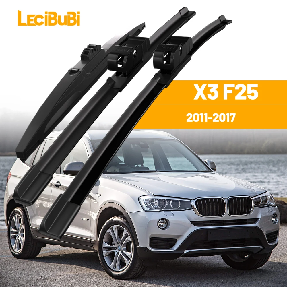 

For BMW X3 F25 2011-2017 1set Front & Rear Windshield Wiper Blades Windscreen Wipers 2012 2013 2014 2015 2016 Accessories