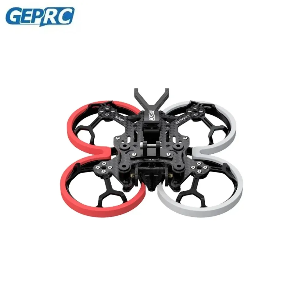 Kit de estrutura de fibra de carbono GEPRC-GEP-CL20 CineLog 20, distância entre eixos de 2 ", 100 mm com proteção de hélice para drones quadricópteros de cena interna