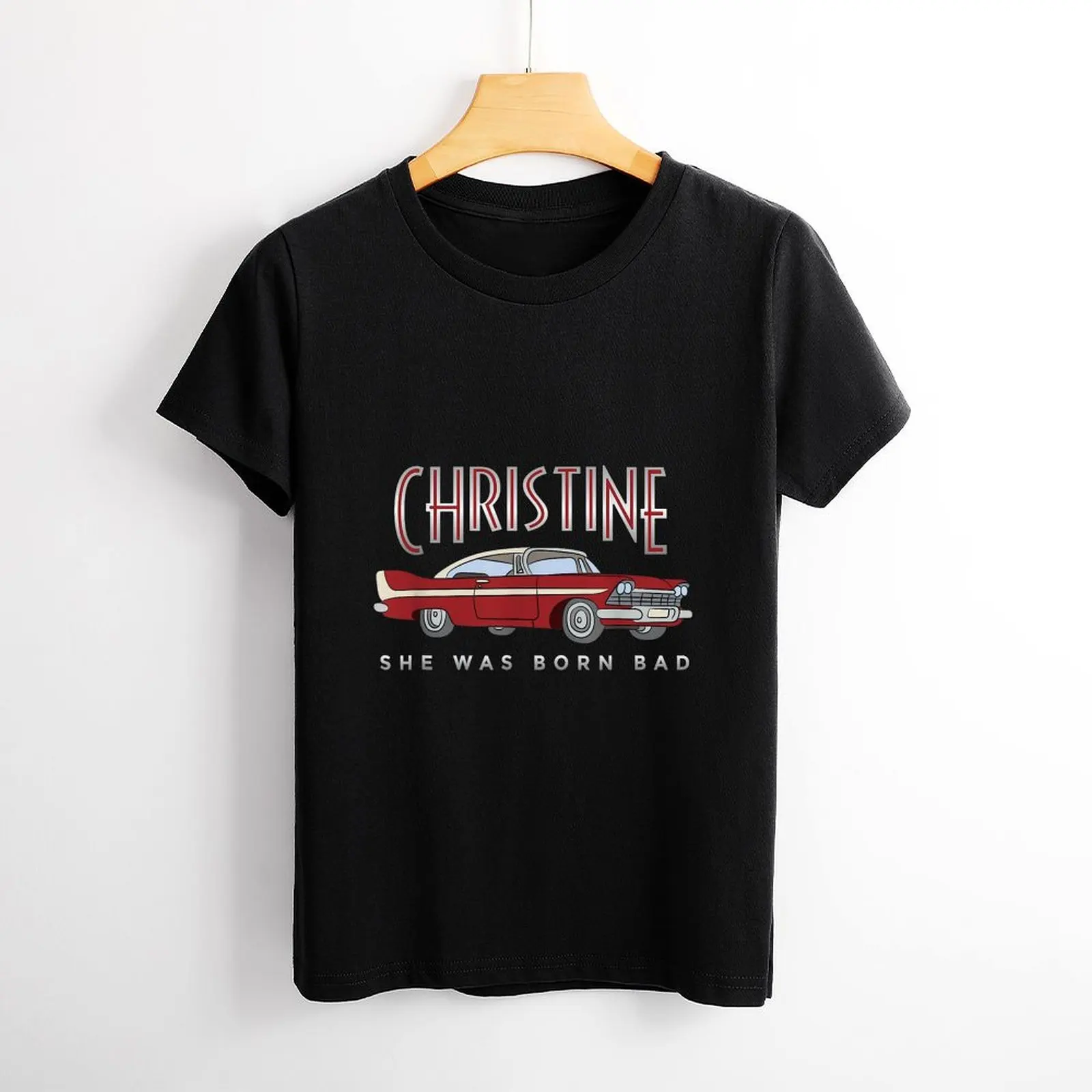 Camiseta estampada clásica para mujer, ropa informal de manga corta, talla S-4XL