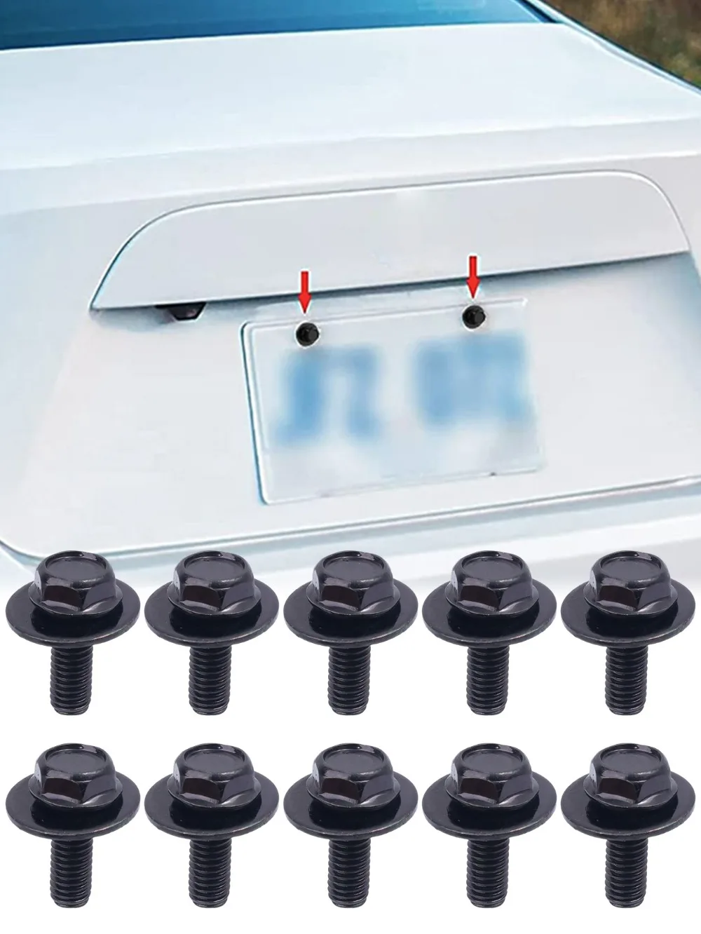 Karosserie-Schrauben U-Typ Mutternclips M6 Automobil-Stoßstangen-Kotflügel-Nieten Motorabdeckung Unterboden-Spritzschutz-Schrauben-Clips – Detail 2