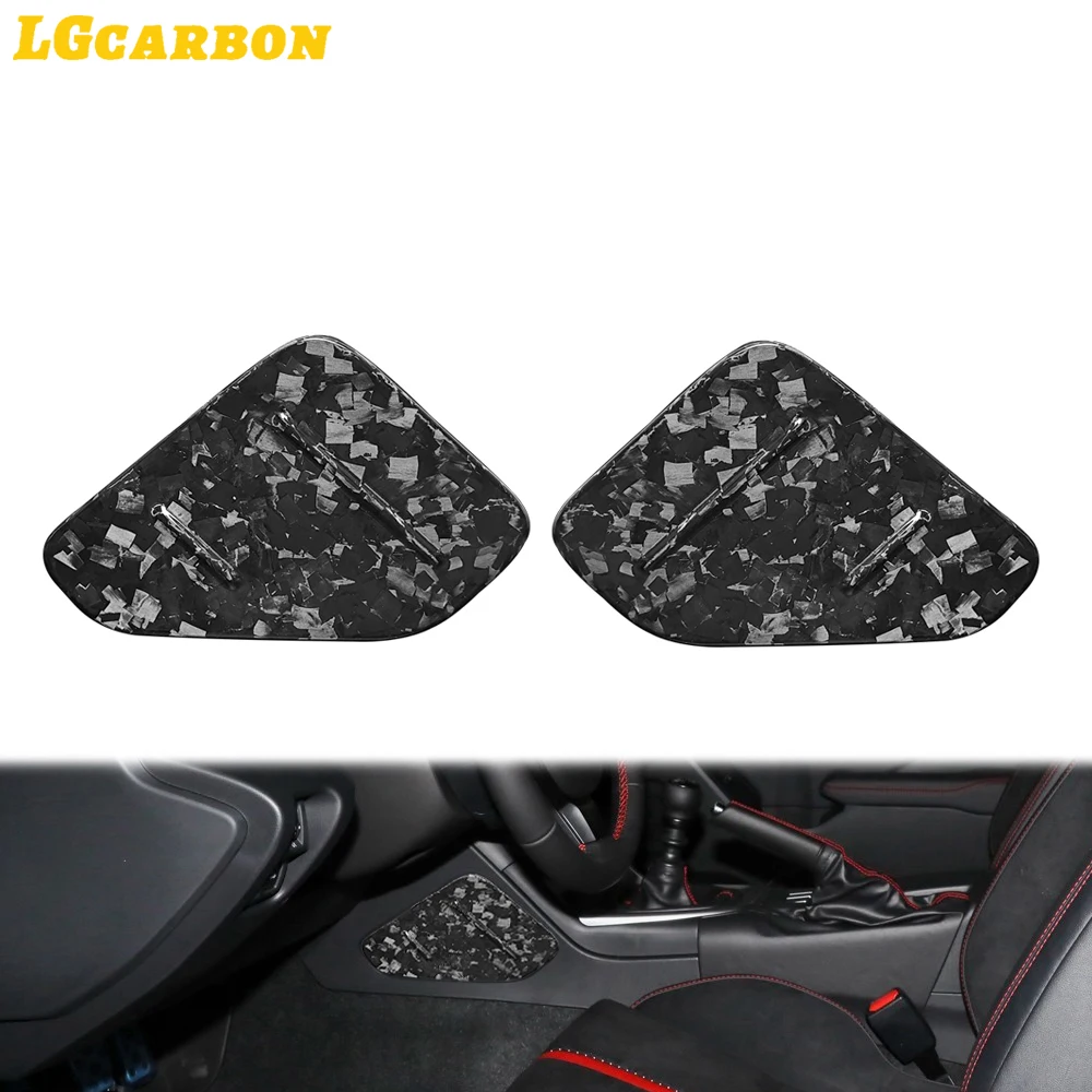 

LGcarbon Real Carbon Fiber Car Central Control Gear Shift Panel Frame Decorative Cover Sticker For Subaru BRZ 2022