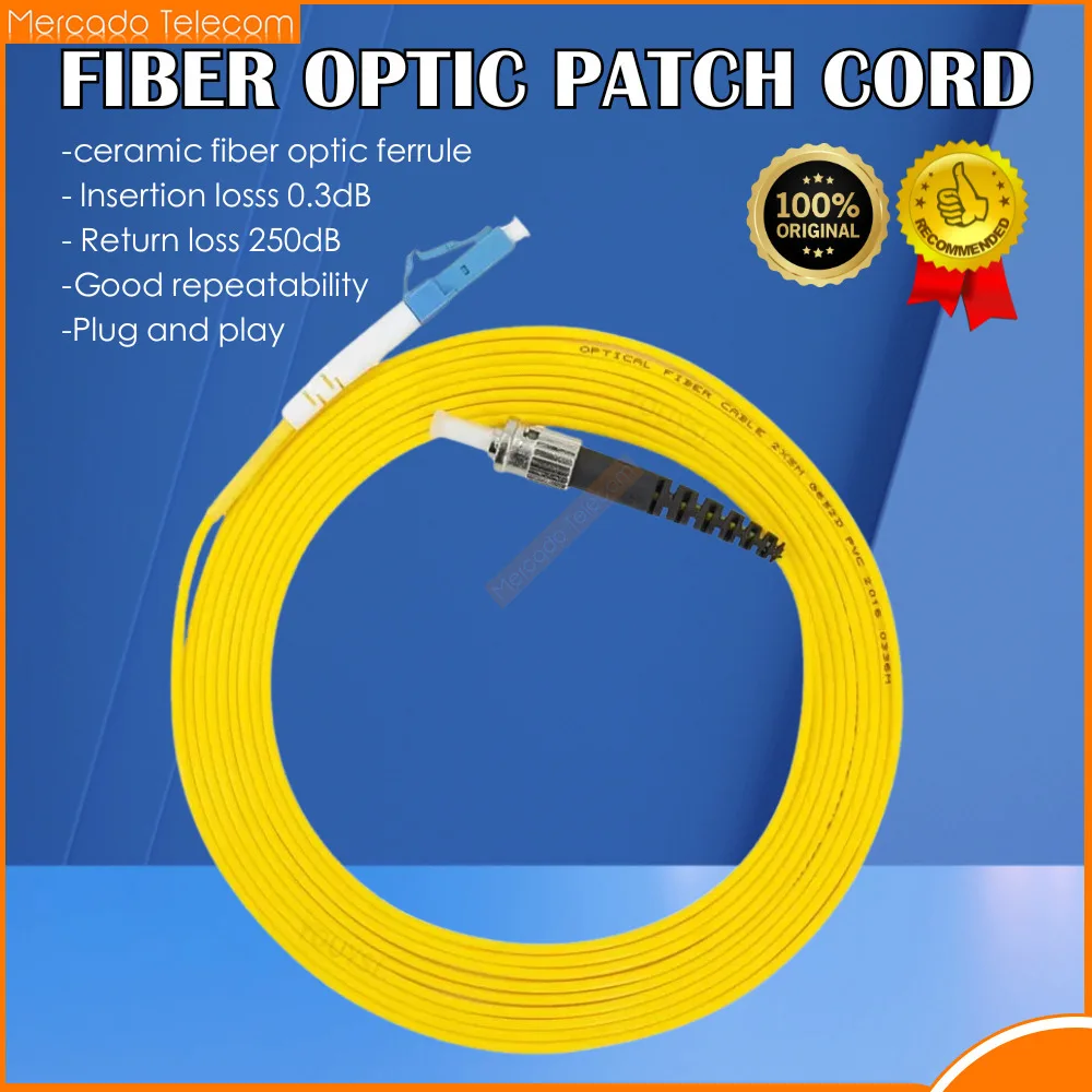 

10 шт. LC/UPC-ST/UPC Simplex SM оптоволоконный патч-корд кабель 1 м/2 м/3 м/5 м/10 м оптоволоконная перемычка 2,0 мм или 3,0 мм