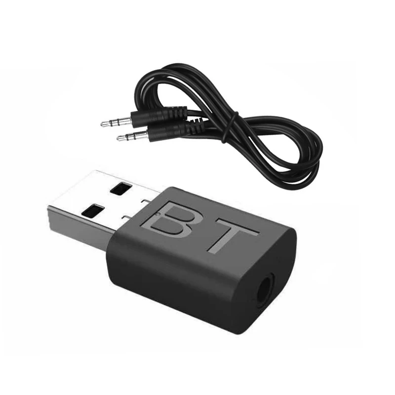 

Mini Bluetooth 5.0 Audio Adapter Receiver Wireless Bluetooth Transmitter 3.5mm Jack AUX Car Stereo Music For TV Speaker Laptops