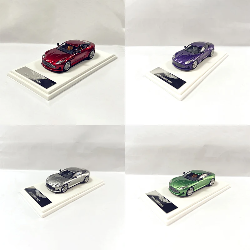 Diecast Original 1:64 Scale Martin DB12 Simulation Alloy Car Model Static Display Collectible Gift Souvenir Toy Decoration