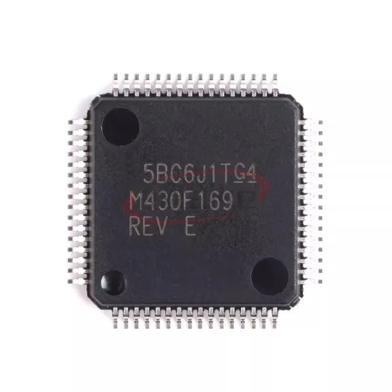 MSP430F169IPMR M430F169 MSP430F169 LQFP-64 16-bit Microcontrollers - MCU 60kB Flash 2KB RAM 12-Bit ADC/Dual DAC SMD IC