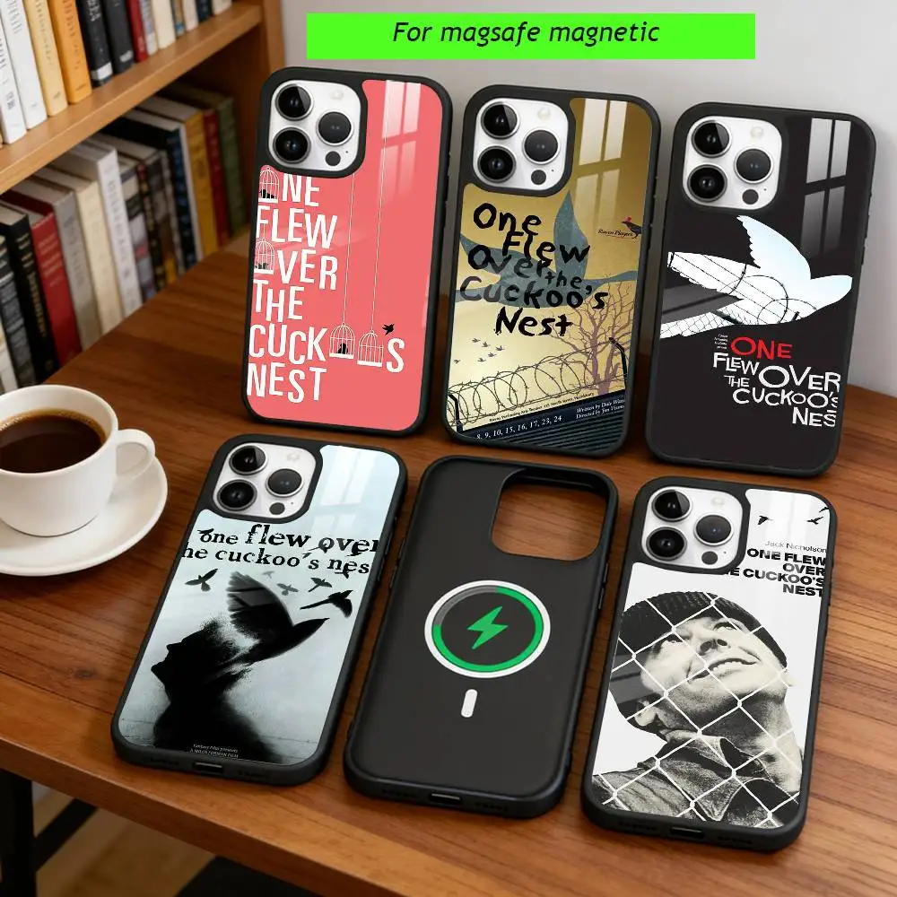 

One Flew Over the Cuckoo's Nest Phone Case For iPhone17,16,15,14,13,12,11 Plus,Pro Magnetic For Magsafe Wireless Charging