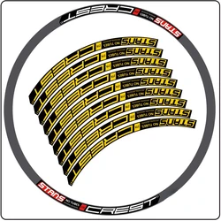 Stickers for Bike MTB Rim Sticker Road Wheel Decals width 20mm 24