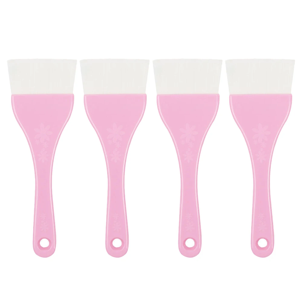 

4pcs Beauty Brushes Comfortable SkinFriendly Face Mask Applicator Nylon Wool Portable Easy to Clean Practical Skincare