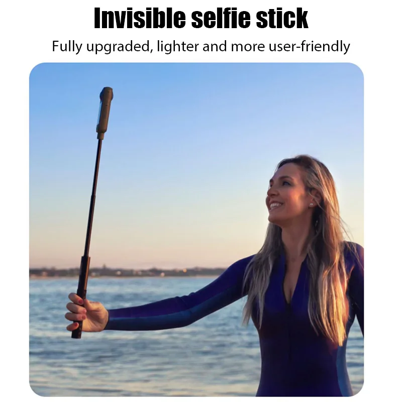 Stick do Selfie Stick obrotowy uchwyt panoramiczny kamera akcji niewidoczny sztyft stabilizator do telefonu komórkowego Insta360 X3