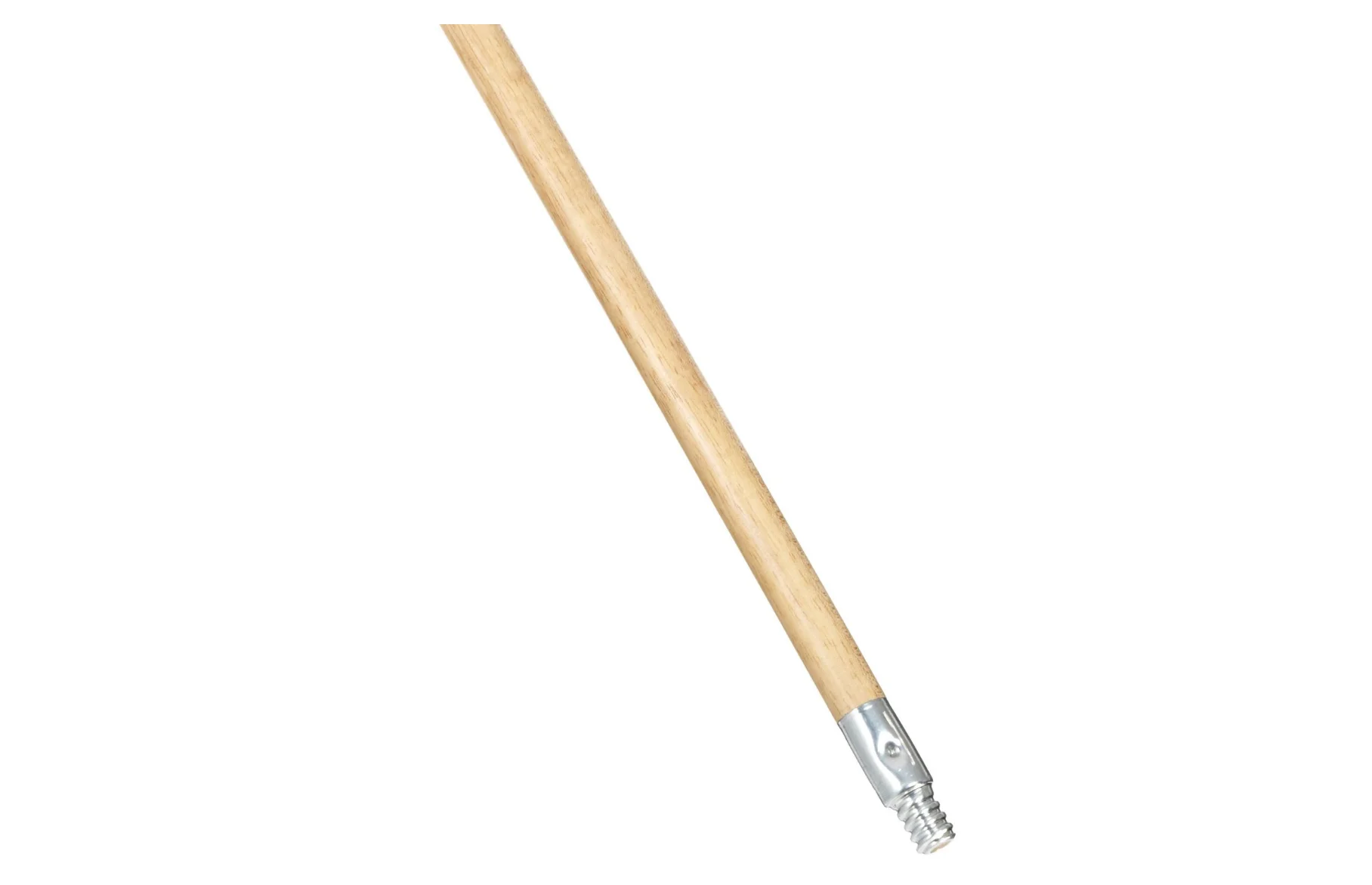 

Rubbermaid Commercial Products Lacquered-Wood Broom Handle With Threaded Metal Tip, Natural for Floor Cleaning/Sweeping in Home/