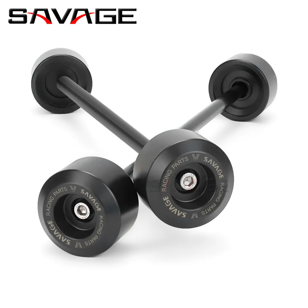 For Street Triple 765 S/R/RS 2017-2023 Front Rear Wheel Axle Fork Crash Slider Protector Motorcycle Accessories Protection Pad