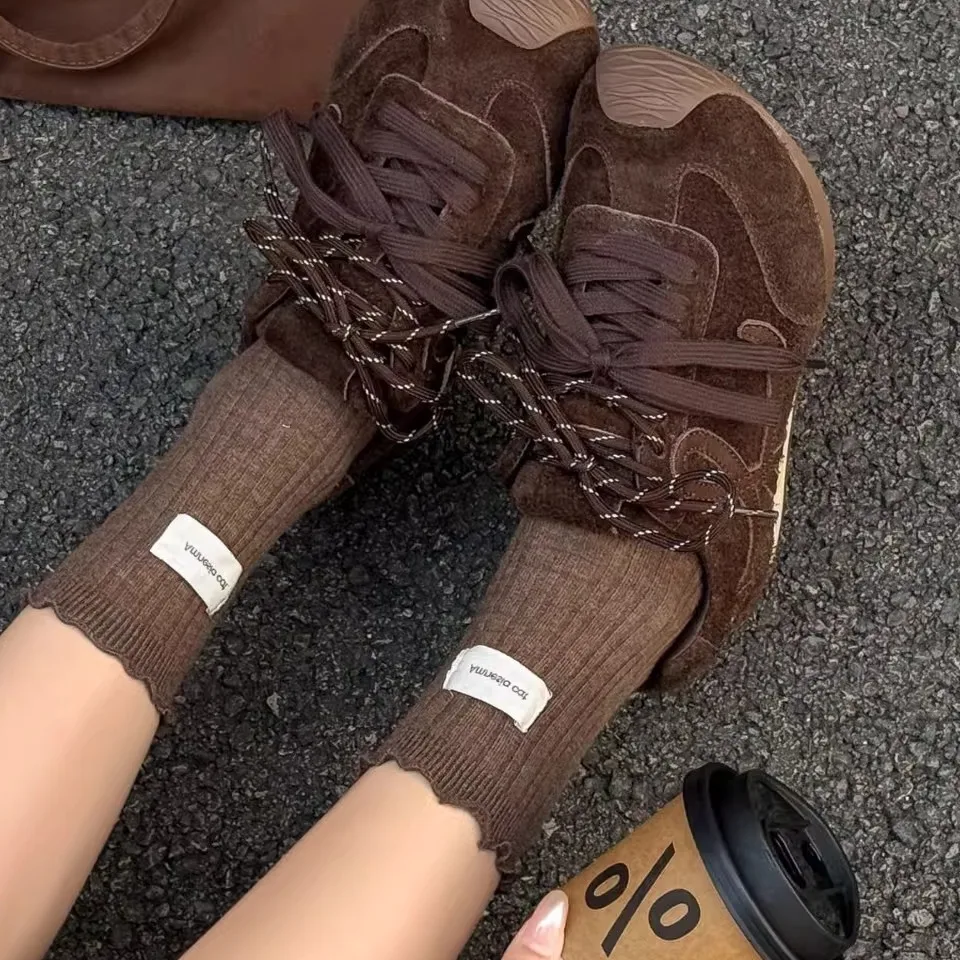 trendy-casual-shoes-women's-retro-sporty-leather-sneakers-fashionable-flat-bottom-rubber-outsole-lightweight-anti-slip