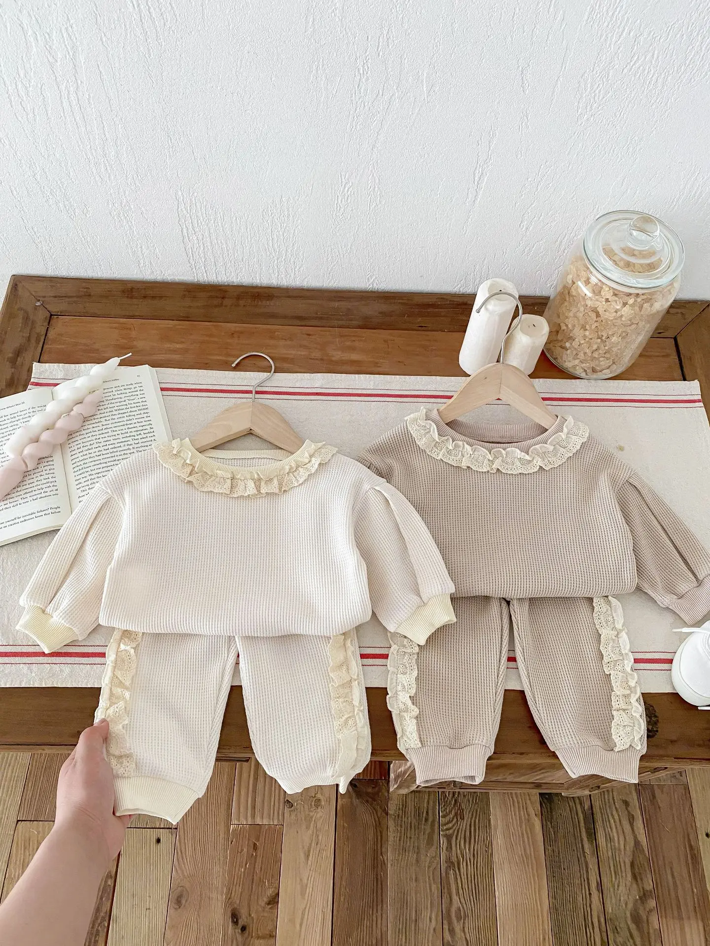 

Autumn Winter Toddler Kids Clothing 2pcs Sets 2024 Infant Boys Girl Casual Loose Tracksuit Long Sleeve Baby Children Outfit 1-4Y