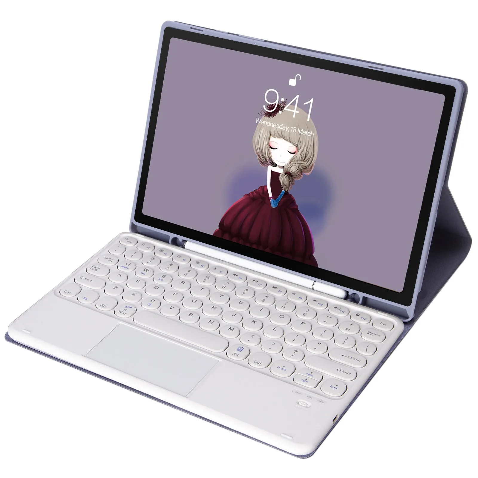 

YT102B-A For iPad 10.2 (2019) / (2020) / (2021) / iPad Air 10.5 inch (2019) / iPad Pro 10.5-inch (2017) Bluetooth-compatible