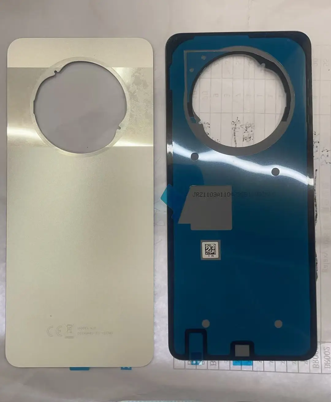 pop-5-pieces-pour-tecno-spark-30-couvercle-de-batterie-arriere-porte-boitier-en-verre-arriere-couvercle-de-batterie-de-remplacement-caracteristiques