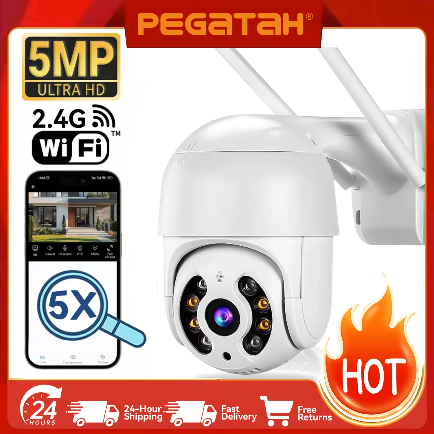 5MP 3MP 2MP Wifi Ip…