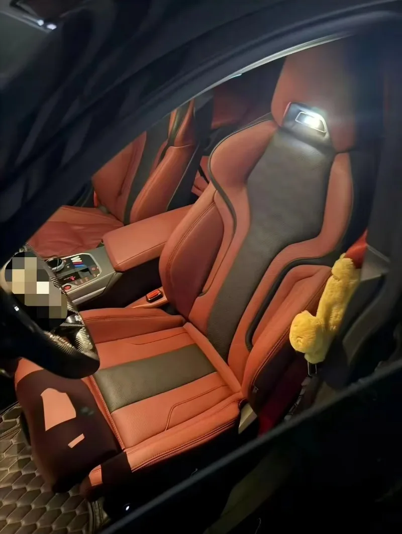 

For BMW F30 F80 F10 M3 M5 X3 X4 Sport Racing Bucket Seats Upgrade Customizable Leather Cover Sponge Interior Car Accessories