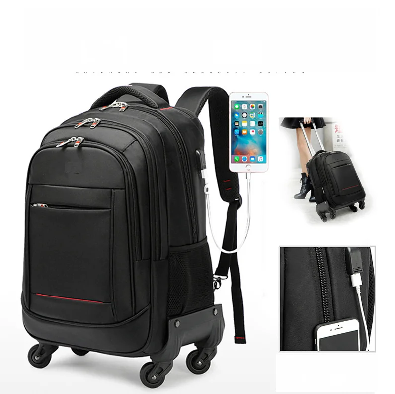 

Мужской деловой рюкзак Rollin для багажа, мужской рюкзак на колесиках, дорожная сумка на колесиках, дорожная сумка на колесиках, дорожная сумка на колесиках