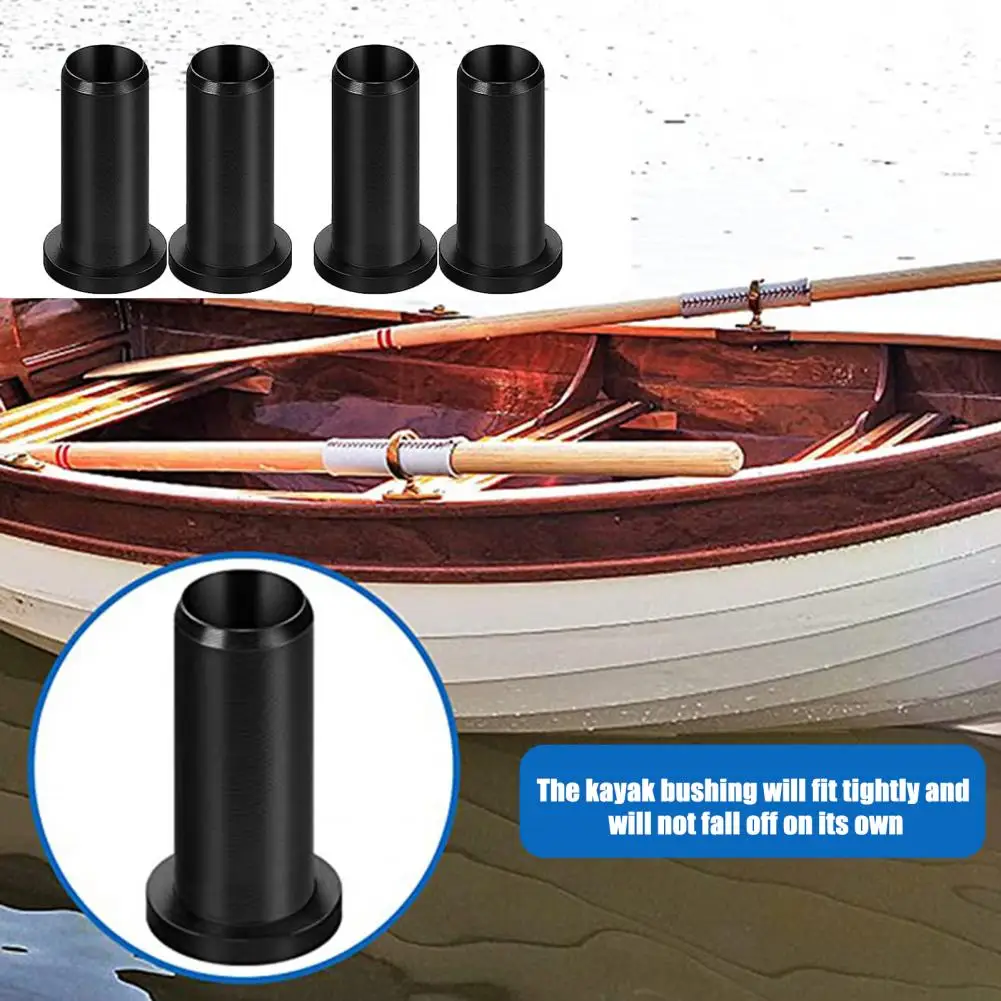 Oar Lock Socket Insert Easy to Install Kayak Bushing Durable Boat Oar Lock Socket Inserts Easy Installation Wear for Secure