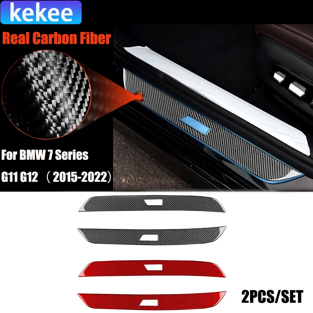 

Автомобильные аксессуары из углеродного волокна, порог, модифицированная внешняя накладка, мягкая наклейка для BMW 7 серии G11 G12 2015-2022