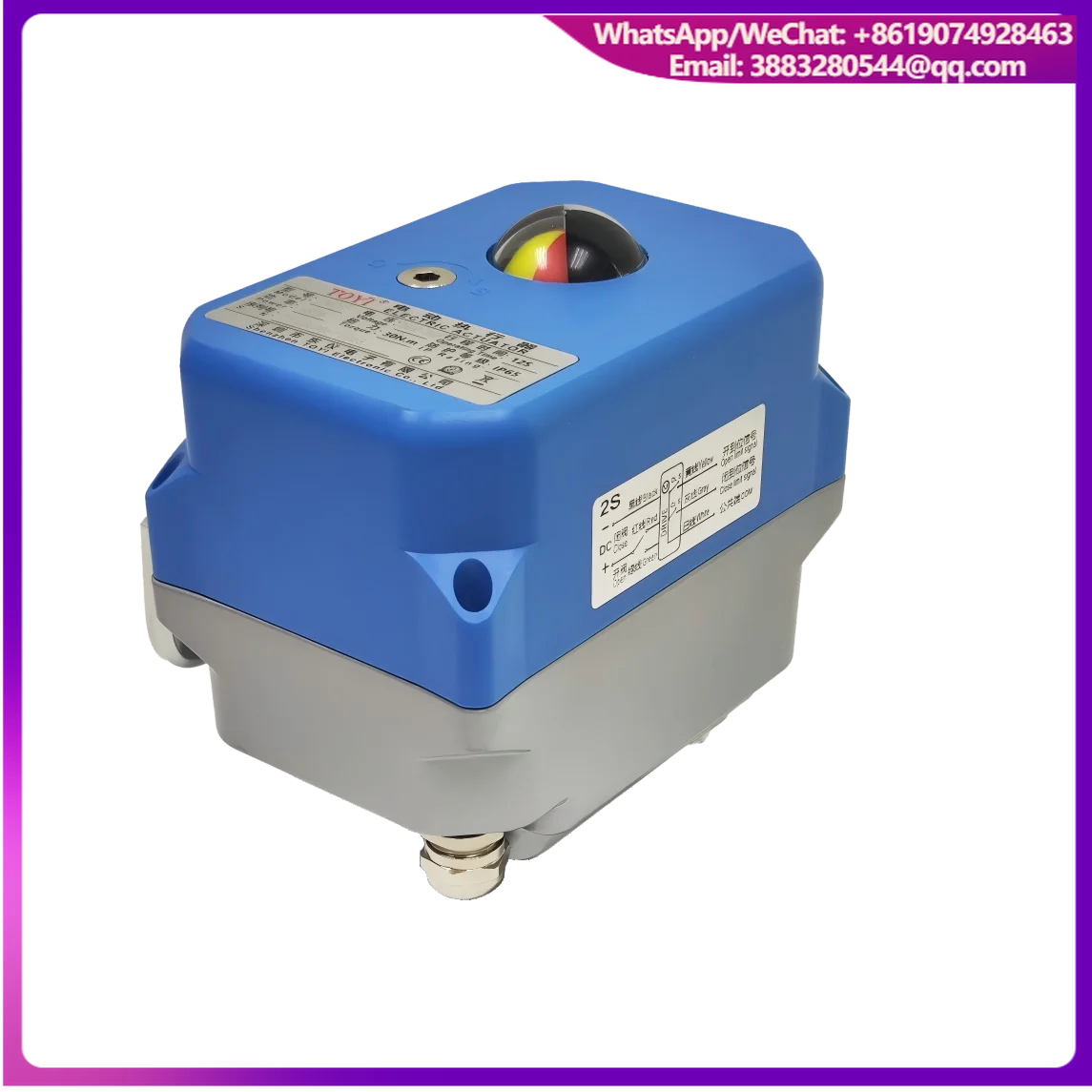 TM3 30NM Mini Type Electric Actuator Water Ball Valve Customizable OEM Support Factory Stock ABS Material ISO9001/CE Certified