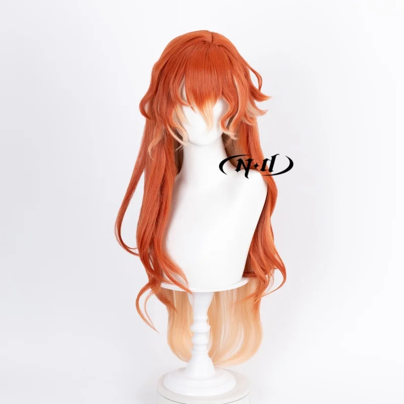 ND Brand Augusta Wuthering Waves Cosplay Wigs Hair Hairpiece for Comic-con Cosplayer Halloween Costume Party Theme