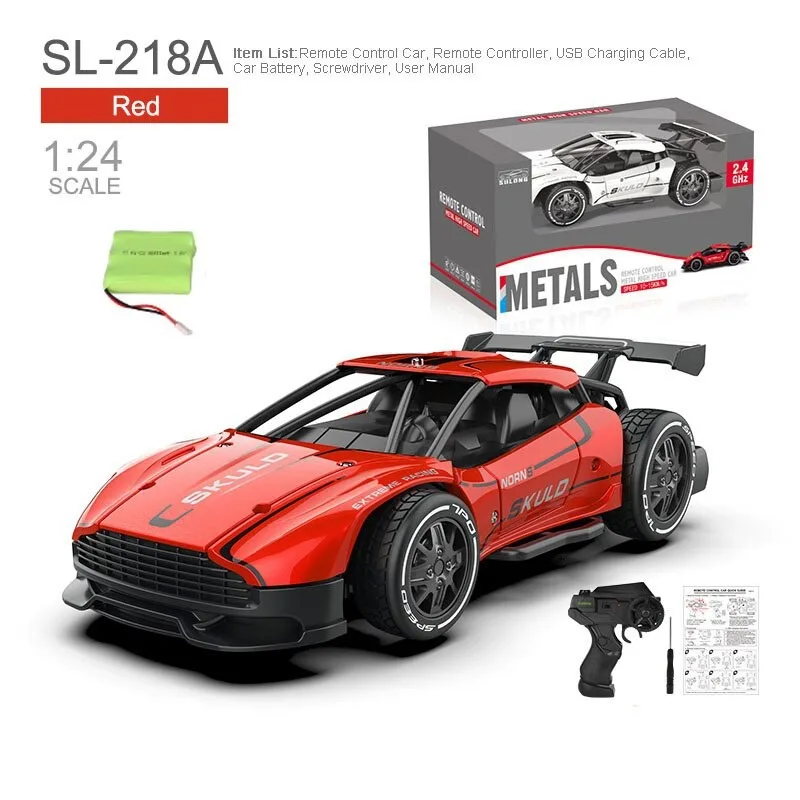 Baby Shining RC Cars Radio Control 2.4G 4CH Race Auto Speelgoed voor Kinderen 1:24 Hoge Snelheid Elektrische Mini Rc Drift rijden Auto