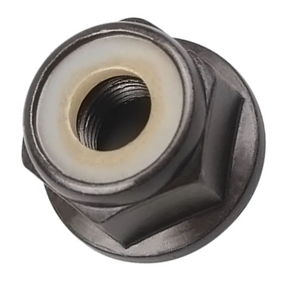 Black M10x1.0 Collar Nut Reverse Thread Design Nut Reverse Thread Nut Reverse Thread Fastener 24x17 Mm Dimensions