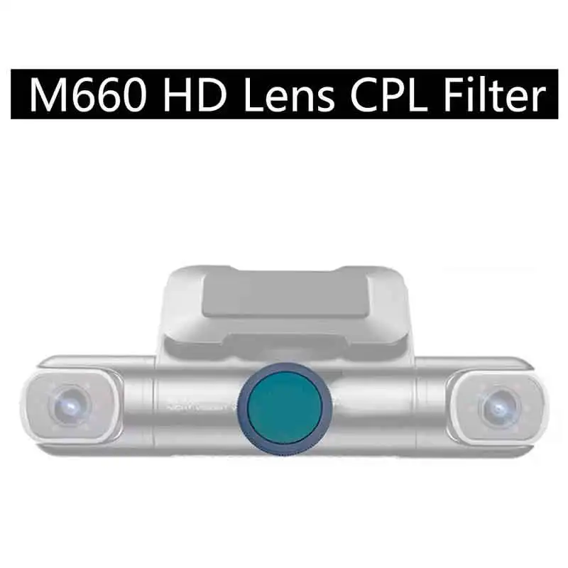 for AZDOME M660 Dash Cam HD Lens Dust Protection Anti Glare CPL Filter for AZDOME M660 CPL Filter