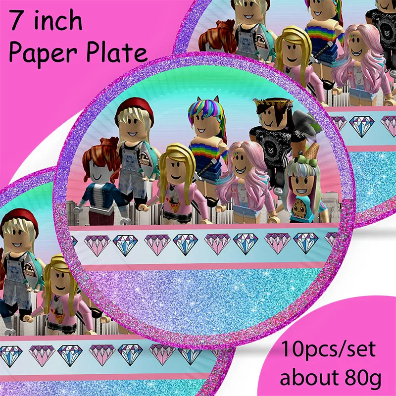 Roboter Jungen Roboter Mädchen Thema Partyzubehör Jungen und Mädchen Party Kostenlose Auswahl Pappteller Tasse Stroh Serviette Latex Ballon Brosche