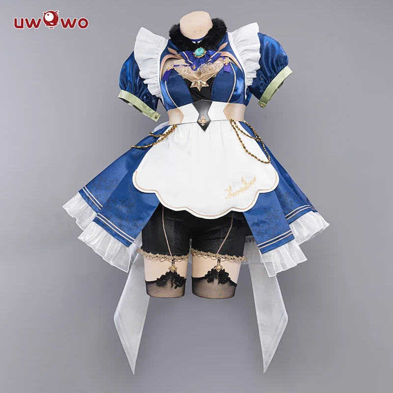 LAST BATCH UWOWO Sucrose Cosplay Maid Dress Genshin Impact Ver. Maid Costume Game Retro Mechanical Halloween Outfits