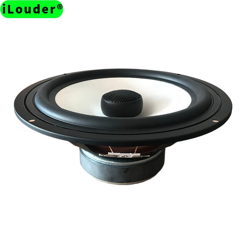 Iron frame 8Inch RMS power 40W 4Ω/8Ω 100mm-Ferrite magnet 25-core Fiberglass Cone Rubber edge Coaxial Speaker Full Range Speaker