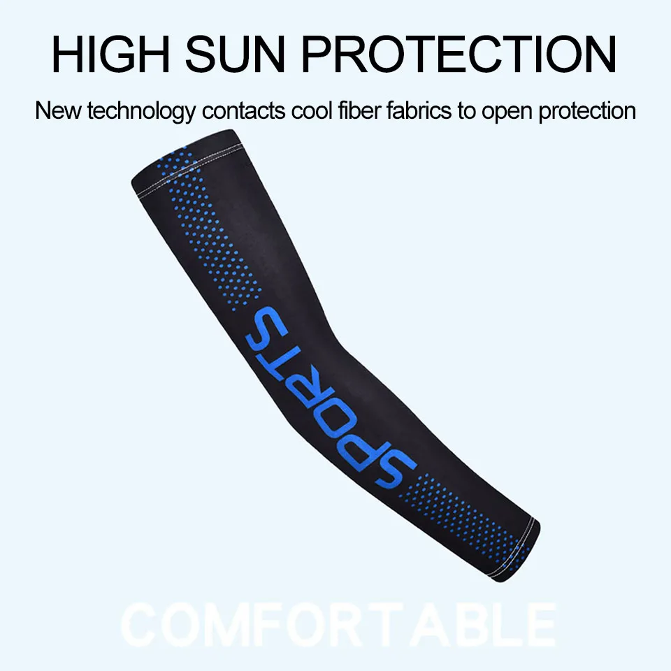 GTUBIKE manches Anti-brûlure solaire hommes cyclisme pêche bras couverture Cool Muff Protection solaire glace soie conduite sport manches antidérapantes