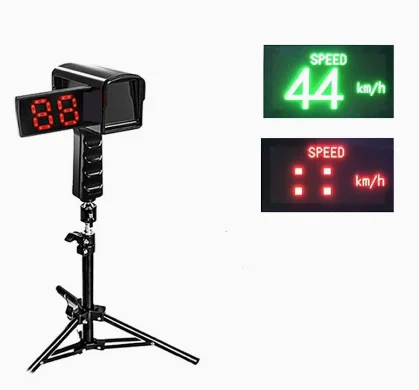 Portable Ball Speed Radar with Display for Tennis, Soccer, Golf, Lightweight Sports Speed Tester for Training & Practice