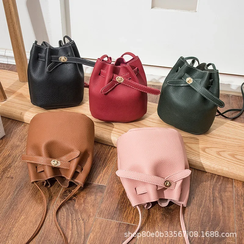 Mini bucket bag 2024 women's bag new children's small women's shoulder bag