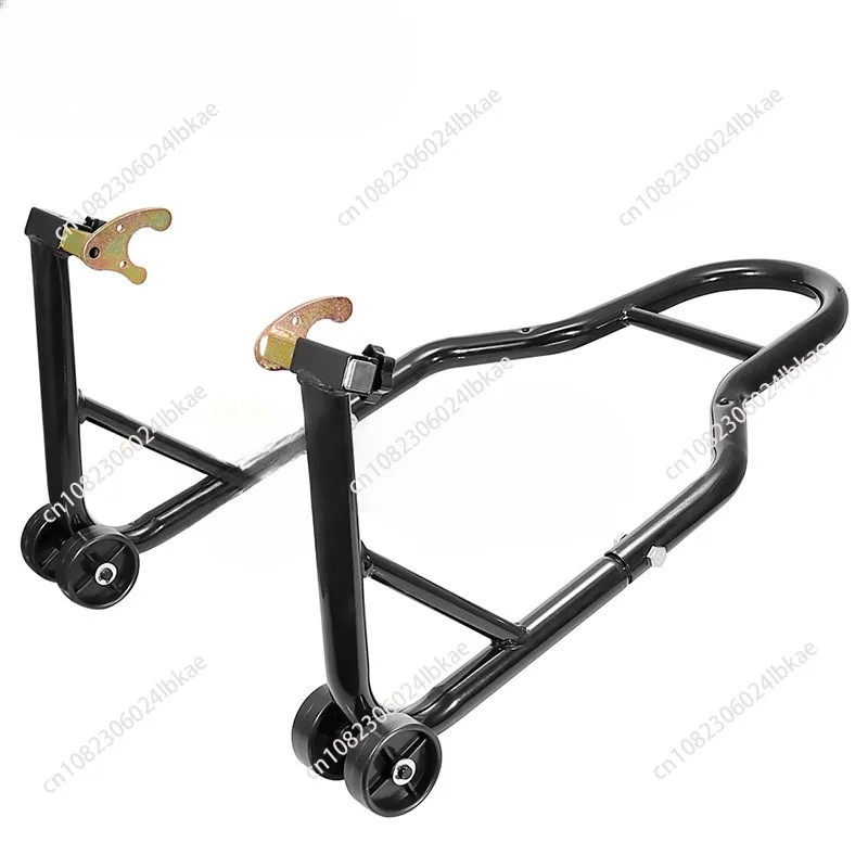 Motorcycle Stand Lift 850lbs Front Rear Combo  Lift Front and Rear Wheel Fork Stand Heavy Duty Rear Wheel