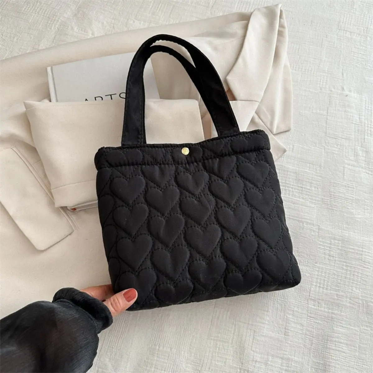 

Персонализированная элегантная большая сумка большой вместимости, однотонная студенческая сумка в корейском стиле для девичьей литературы, сумка на одно плечо