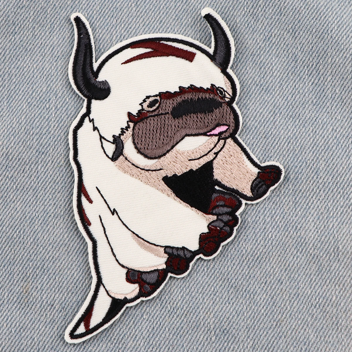 Cartoon Avatar Embroidery Patches For Clothing Cute Animal Patches For Clothes DIY Iron on Patch On Clothes Sticker