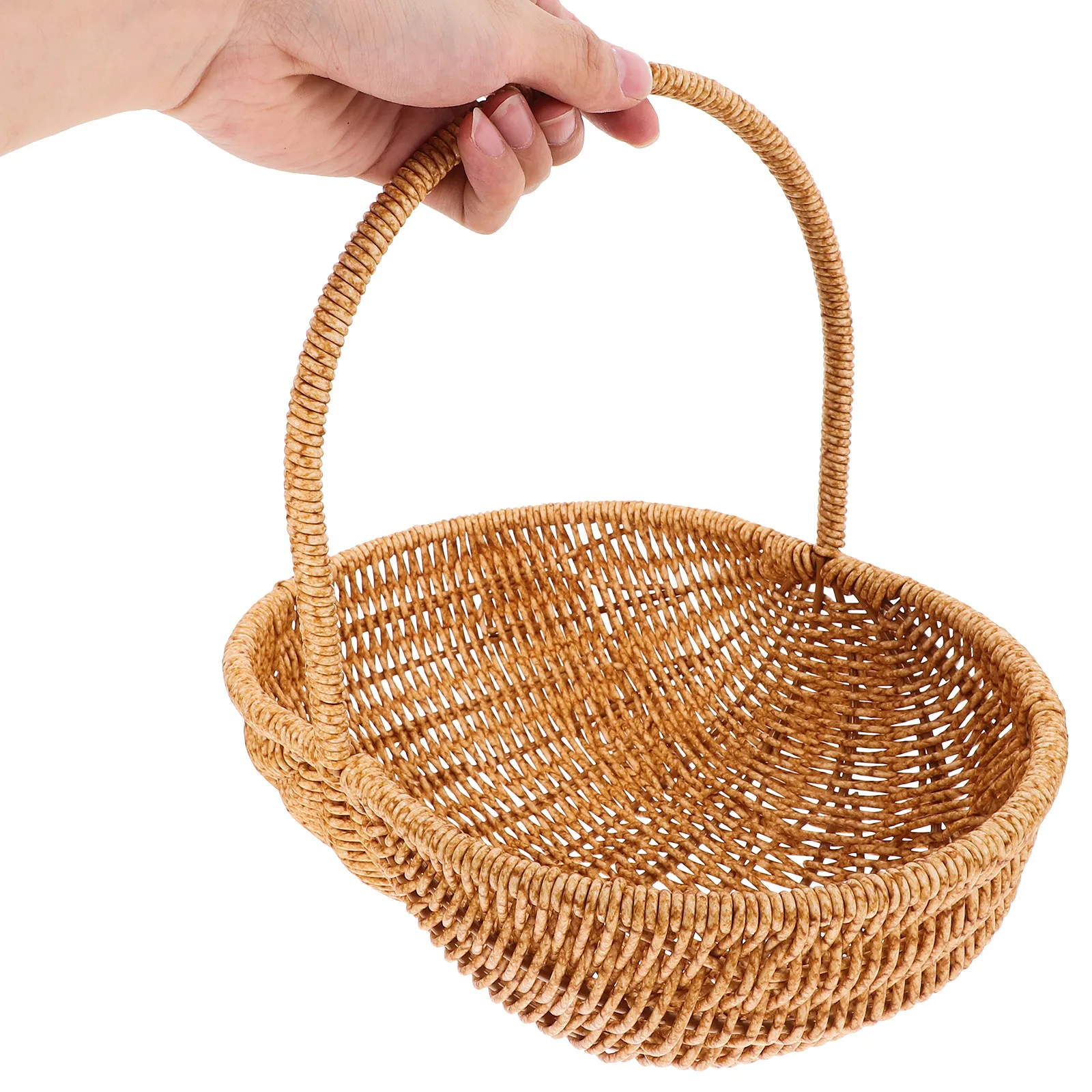 

Плетеная вручную корзина премиум-класса для хранения фруктов, овощей, хлеба, закусок, для организации дома, гостиной, спальни, кухни, пикника