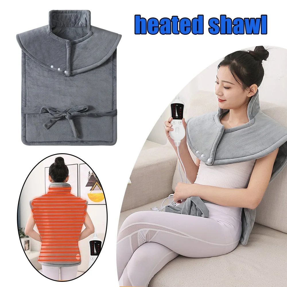 

Электрическая грелка Моющаяся электрическая грелка с автоматическим отключением для облегчения боли в мышцах спины, шеи, плеч, термообертывания