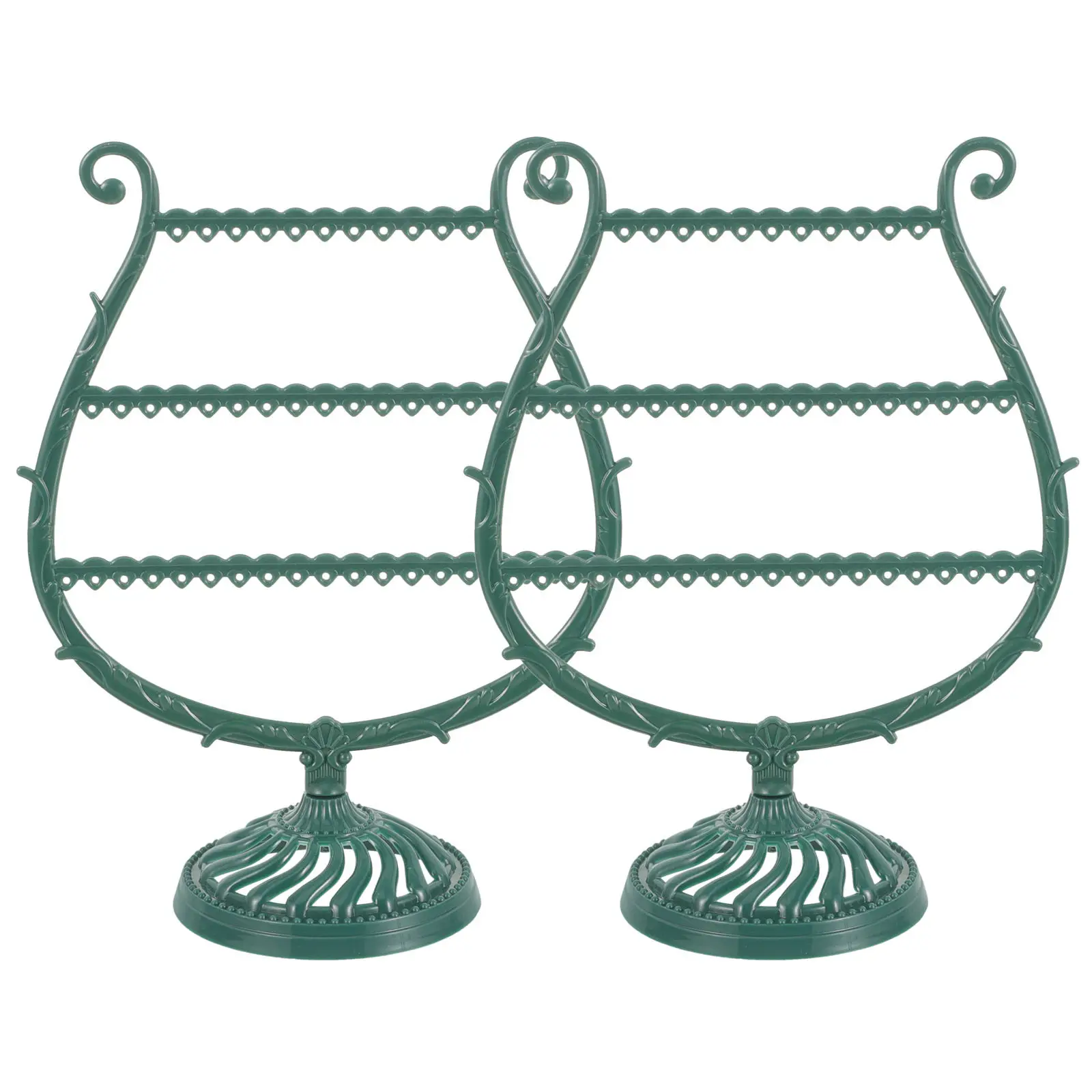 

Набор из 2 подставок для серег в форме винных бокалов, органайзер для ювелирных украшений, для хранения висячих серег, пусет, колец, кулонов, для дома, туалетного столика, ванной комнаты