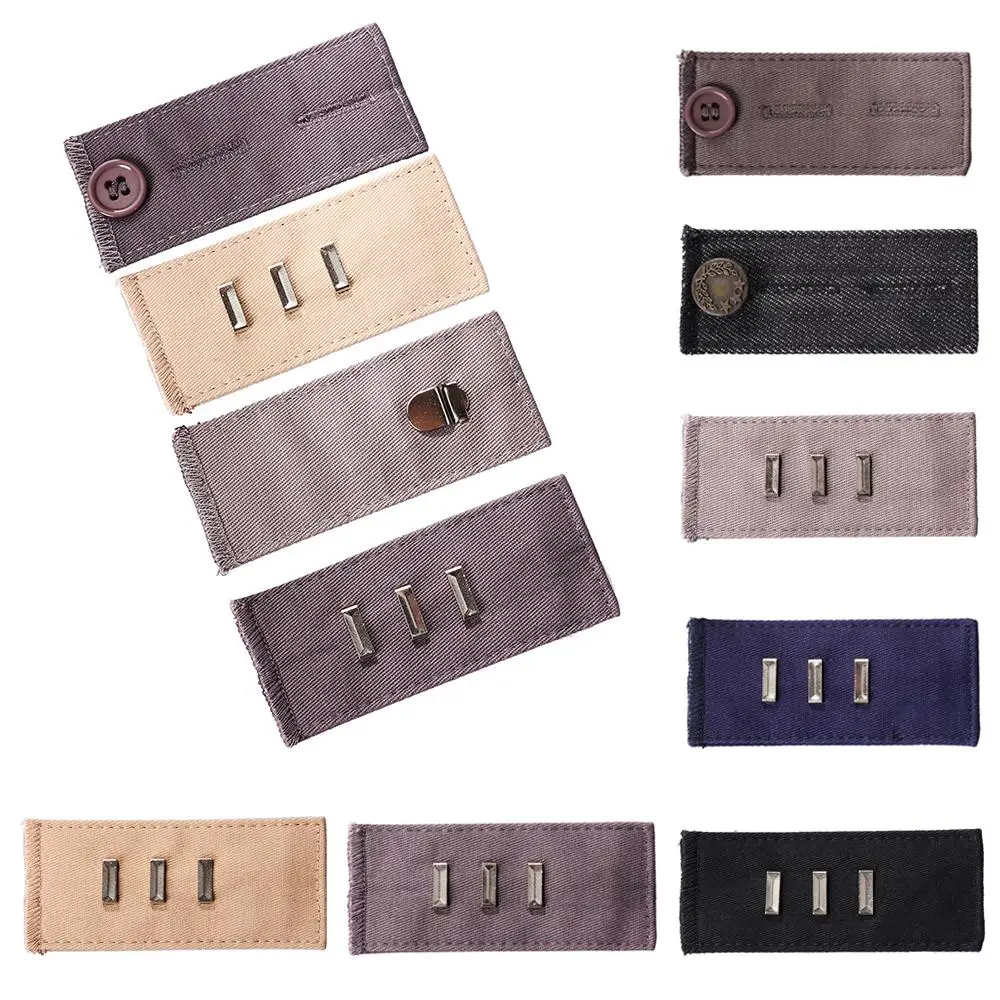 Unisex Skirts Garment Accessories Trousers Hooks Pant Extender Belt Button Waist Band