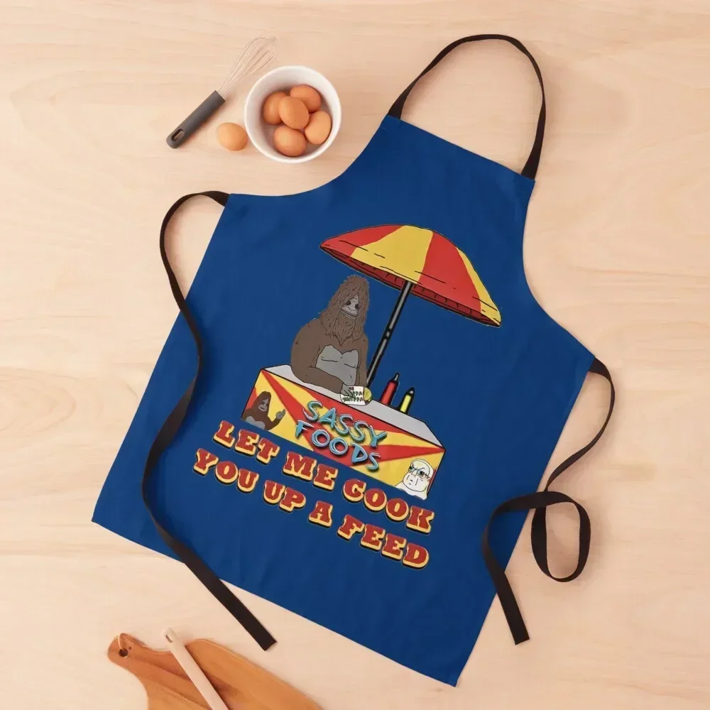 

Sassy Foods 4 Apron christmas decoration kitchen woman Dress useful gadgets for home Apron