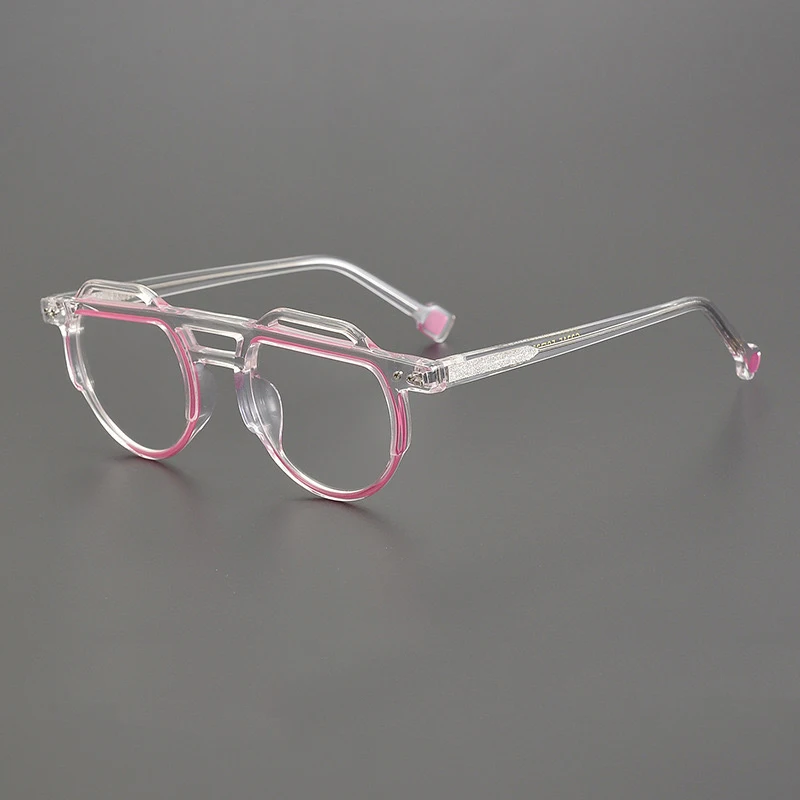 G2315 Vintage eyeglasses frames Fashion designer unisex acetate optical glasses Myopia reading glasses personalised glasses