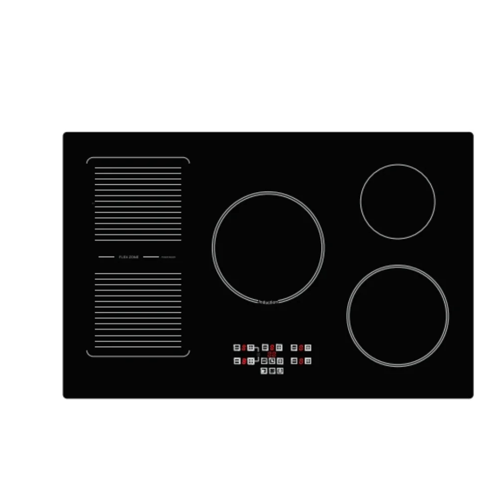 5-Burner Smart Portable China Built-In Glass Housing Induction Cooker for Kitchen & Hotel Use