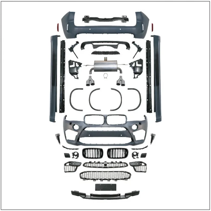 

Upgr 2013-2018 Body Kit F16 (13-19 Style) New Front Bumper Side Apron Exhaust Grille Rear Diffuser Car Bumpers