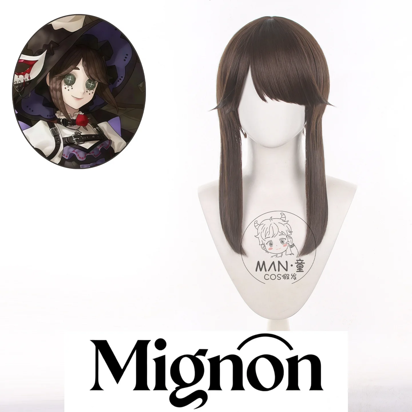 

Identity V Gardener Хэллоуин Косплей Парик Коголовь Топ Расширенные Бакенбарды Хэллоуин