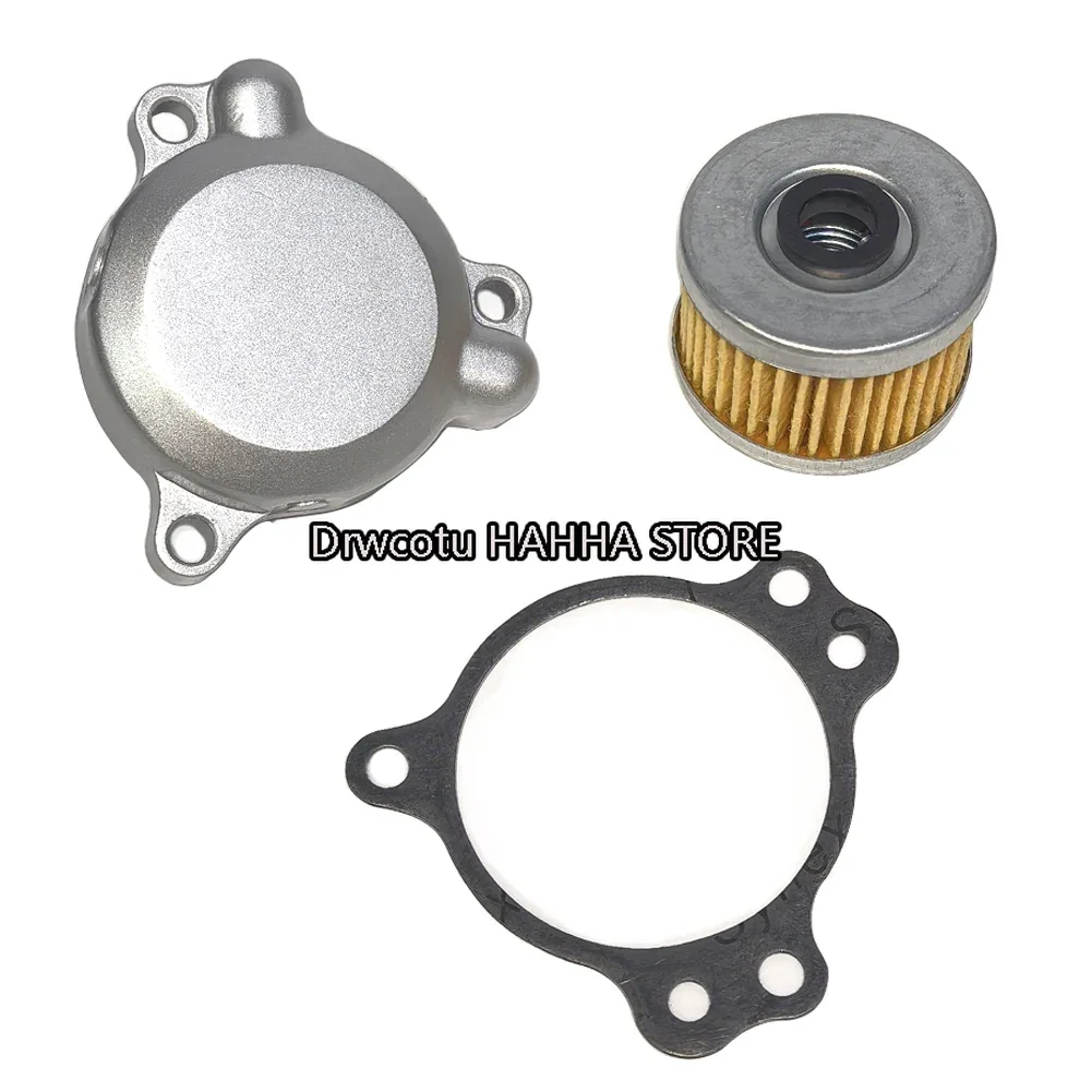 Do motocykli Loncin Voge 300R / Rr LX300-6A / 6F LX300GS-B 300AC 300GY RALLY 300DS CR6 Uszczelka filtra oleju Pokrywa elementu filtra